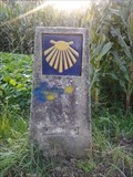 Image for Way marker (before the intersection) - Finisterra, spain
