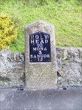 Image for A5 milestone (Bangor 15), Gwalchmai Isaf, Ynys Môn, Wales