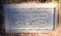 Image for Grave of Harry Cording- Sylmar, CA