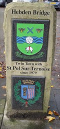 Image for Town Centre St. Pol Sur Ternoise Twinning Marker – Hebden Bridge, UK