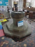 Image for Stone Font, St. Laurence Church, Ludlow, Shropshire, England