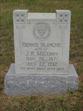 Image for Bennie Blanche McCurry - Mount Zion Cemetery - Rockwall, TX