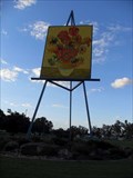 Image for LARGEST -- Painting on an easel in the Southern Hemisphere