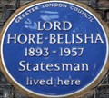 Image for Lord Hore-Belisha - Stafford Place, London, UK
