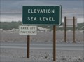 Image for Sea Level - Death Valley National Park, CA, USA