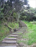 Image for Stairway to the world's most easterly Lighthouse. East Cape. New Zealand.