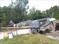 Image for Replica Spitfire near Newquay Int'l Airport, Cornwall