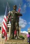 Image for Statue Honors Both Sides in Civil War - Double Springs, AL