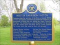 Image for FIRST - Militia Garrison - Kingston, Ontario