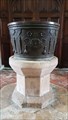 Image for Baptism Font pedestal - St John the Evangelist - Slimbridge, Gloucestershire