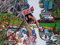 Image for Knotts Berry Farm Fiesta Plaza You Are Here Map