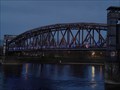 Image for Hubbrücke Scenic at night - Magdeburg, Sachsen-Anhalt, Germany