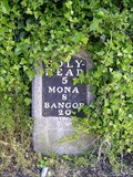Image for A5 milestone (Bangor 20), Caergeiliog, Ynys Môn, Wales