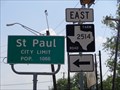 Image for St. Paul, TX - Population 1066