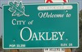 Image for Oakley, CA - Pop.  33,250