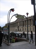 Image for Bouche d'Entrée Guimard Station de Metro Louvre-Rivoli - Paris, France