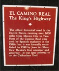 Image for El Camino Real - Anthony, NM