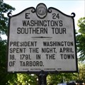 Image for Washington's Southern Tour, Marker E-24