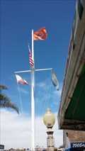 Image for Balboa Island Nautical Flagpole on Edgewater Place - Balboa Island, CA