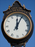 Image for Town Clock - Established 1898 - Holdenville, Oklahoma