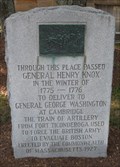 Image for Through this place passed General Henry Knox