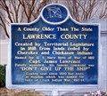 Image for A County Older Than The State, Lawrence County - Moulton, AL