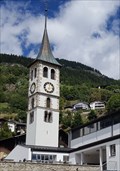 Image for Kirchturm der Kirche St. Jakob - Mund, VS, Switzerland