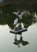 Image for Two Cranes, Cheonan Memorial Park  -  Cheonan, Korea