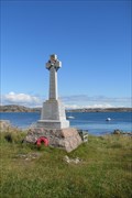 Image for A combined War Memorial on the road to Martyr's Bay, Iona, Argyll & Bute, Scotland.