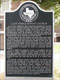 Image for Cliff Temple Baptist Church