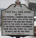 Image for FIRST - Toll Gate House on the Old National Highway - La Vale, MD