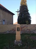 Image for Christian Cross near church of St. Jacob - Prelouc - Czech Republic