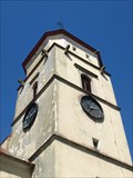 Image for Clocks at Church / Hodiny na kostele, Kunžak, Czech republic