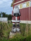 Image for Santa With Present - Silver Bells - Dundeen, MI