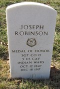 Image for 1SGT Joseph Robinson -- Fort Leavenworth National Cemetery, Fort Leavenworth KS