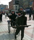 Image for Beijing Rickshaw Sit-by-me Statue