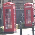 Image for Pair of Red Telephone Boxes - Liverpool, Merseyside, UK.
