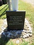 Image for St. Barbara Cemetery Flag Pole Marker - Salem, Oregon