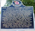Image for Five Points Historic District