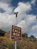 Image for Solar power call box - Stevens Creek County Park - Santa Clara County, CA