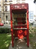 Image for The red telephone box - Písek, Czech Republic