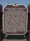 Image for Nation’s First Cooperative Generating Station Historical Marker