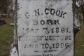 Image for "G.N. Cook" - Mt. Antioch Cemetery - Limestone County, TX