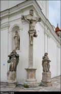 Image for Cross at Convent Church of St. Augustine / Kríž u klášterního kostela Sv. Augustina - Valtice (South Moravia)