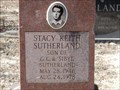 Image for Stacy Keith Sutherland - Center Point Cemetery, Center Point, TX USA