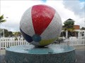 Image for Mosaic beach ball - Capitola, California