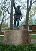 Image for "Over the Top to Victory" Doughboy Statue - Wheaton, IL