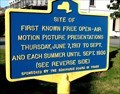 Image for Site of First Known Free Open-Air Motion Picture Presentations - Schoharie, NY