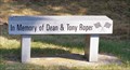Image for Dean & Tony Roper Bench - Fair Grove, Missouri