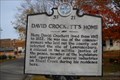 Image for David Crockett's Home - 3F 21 - Lawrenceburg, TN
